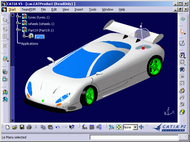 CATIA V5 Screen Shot